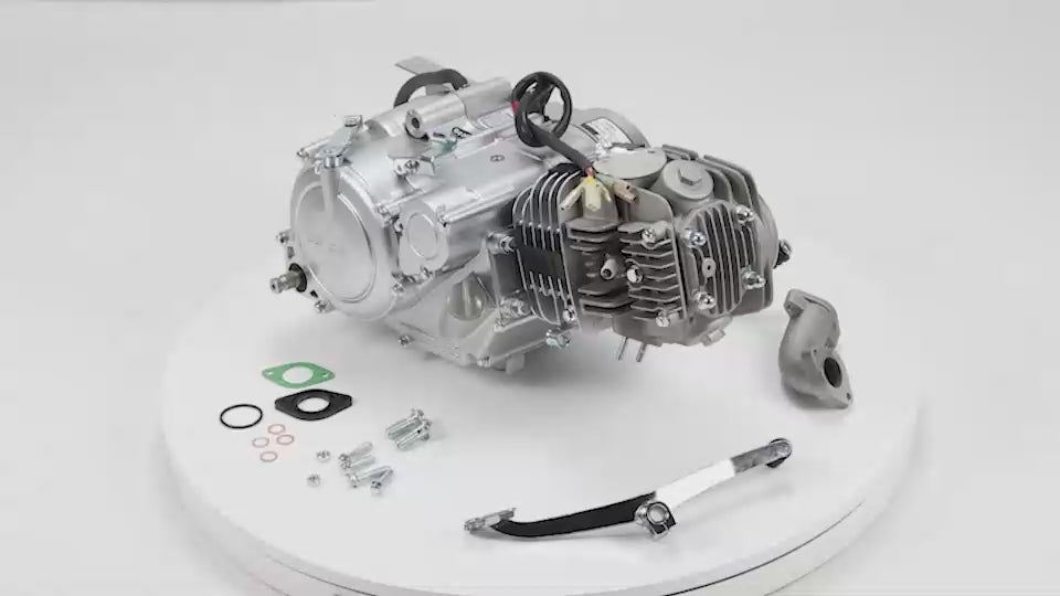 BS0185 - Zongshen 125cc Kick Start Engine In Silver