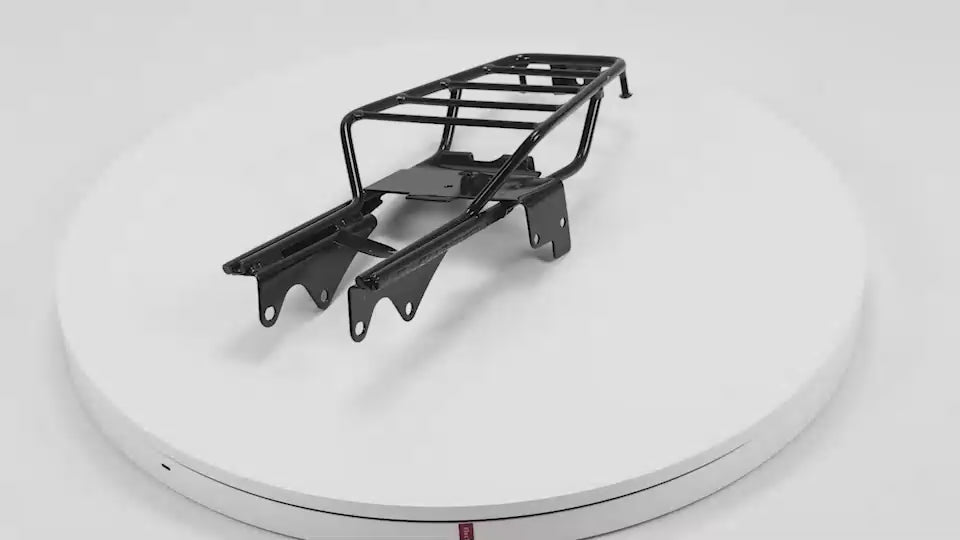 BS0555 - MUNK Rear Rack In Black Metal