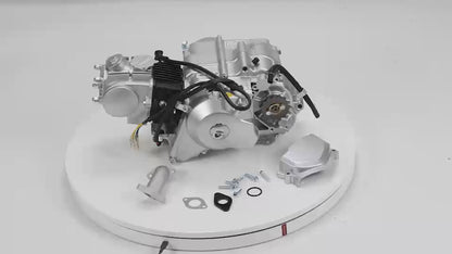 BS4179 - 88CC FULLY AUTOMATIC ENGINE WITH ELECTRIC START IN SILVER