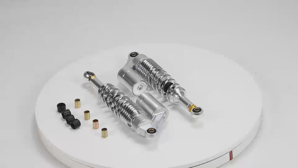 BS0656 Gas shock absorbers 330mm Chrome for Honda Dax Monkey & Skyteam