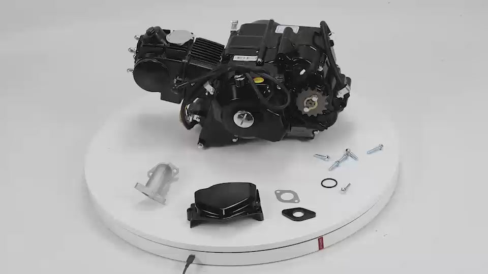 BS4176 - 50CC FULLY AUTOMATIC ENGINE WITH ELECTRIC START IN BLACK
