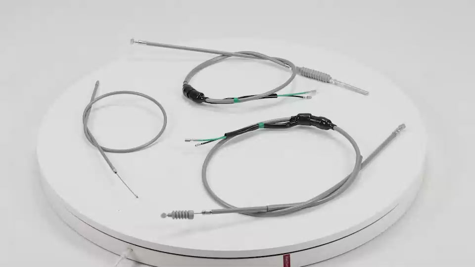 BS2481 - Z50 K2 Style Cable Set Clutch Brake And Throttle Cable In Grey