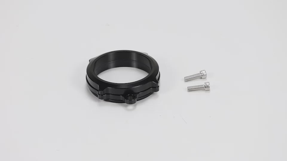 BS4118 - HONDA ST 125 AND MONKEY Z 125 AFTER MARKET ENGINE LEFT SIDE CNC GLASS TIMING CHAIN COVER IN BLACK