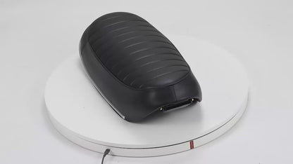 BS1193 - CT70 6V BLACK SEAT WITH CHROME BAND