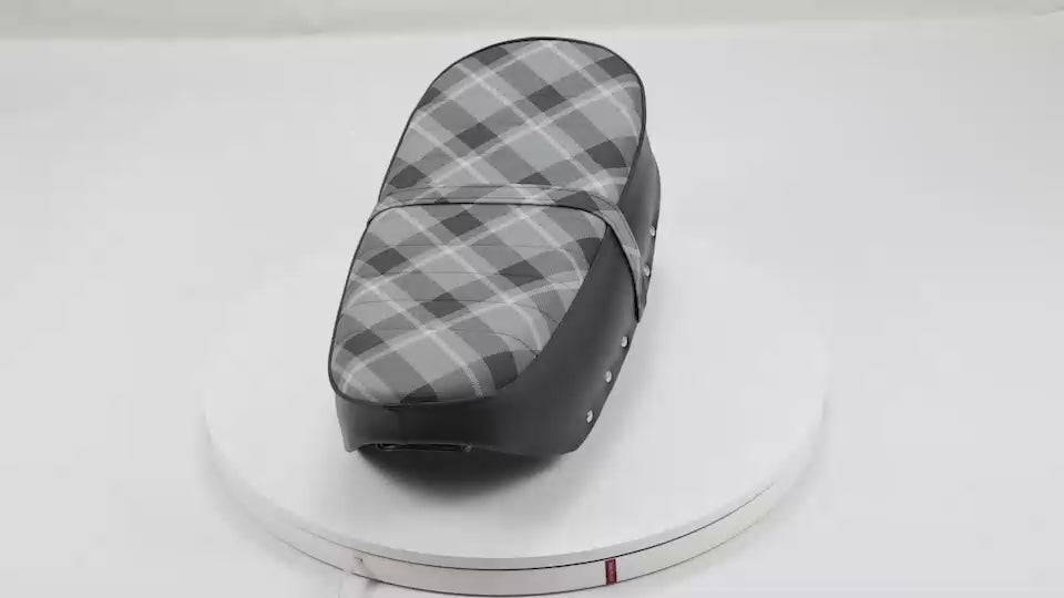 BS3781 - Grey And Black Check Seat For 2.4Ltr Frame DAX
