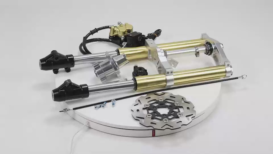 BS3850 - GOLD MUNK USD FORK WITH FLOATING BRAKE DISC