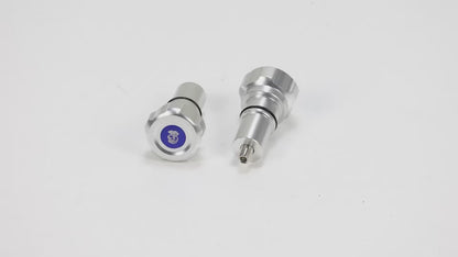 BS4071 - BS4070 - HIGH QUALITY CNC MONKEY 125 SEAT LOCKING BOLT BLUE TOP