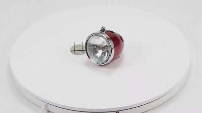BS2177 - Small Z50A Head Light With Emblem In Emblem in Red