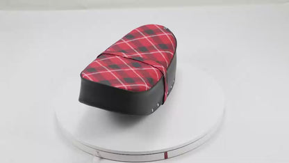 BS3780 - Red And Black Check DAX Seat For 2.4Ltr Frames