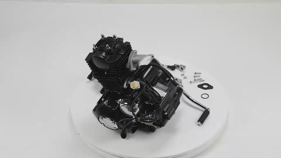 Load video: BS3488 - Complete Engine Mash Cobra Archive Lifan 139 Fmb-b 50cc Euro 3 Black