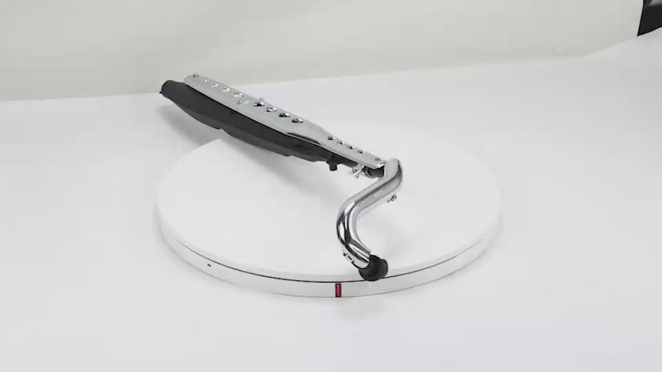BS1714 - 125cc Dx Standard Black Up Swept Exhaust