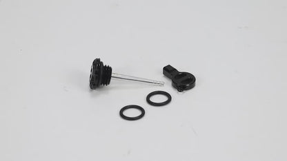 BS4120 - HIGH FINISH CNC OIL CAP IN BLACK FOR HD ENGINES
