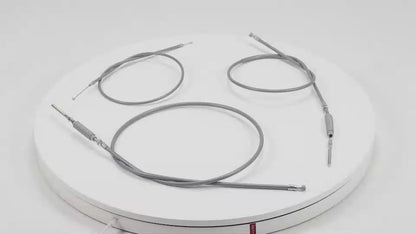 BS2480 - Z50 K0 Style Cable Set Clutch Brake And Throttle Cable Grey