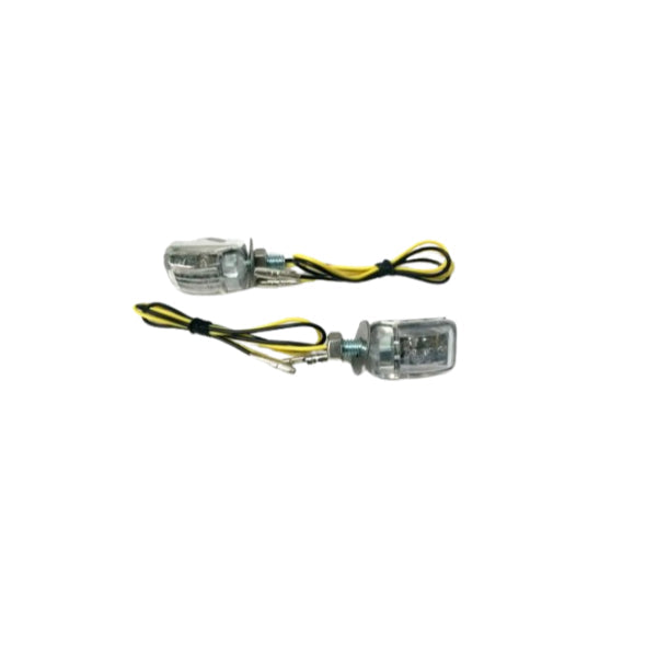 BS1541 - E Marked Small Silver Led Turning Lights Pair