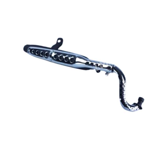 BS1717 - 50cc Dx Standard Black up Swept Exhaust