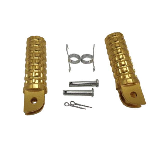 BS3244 - Alloy Foot Pegs New Design in Gold Colour