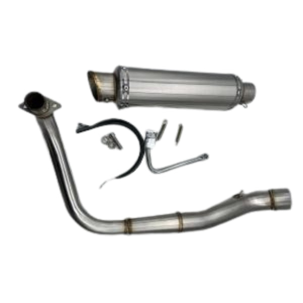 BS1247 - Brushed Stainless Steel Downswept Exhaust