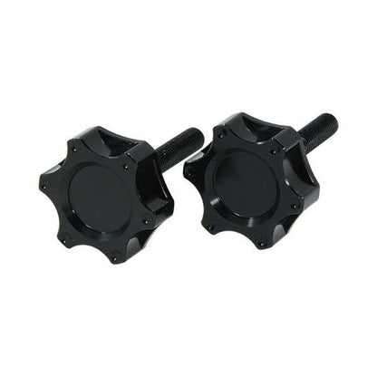 BS1066-BLACK - CNC Handle Bar Holder  Knobs in Black