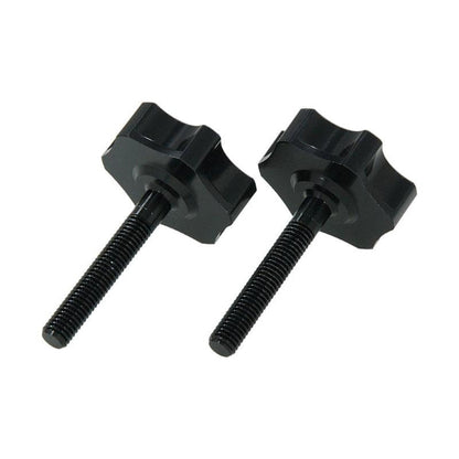 BS1066-BLACK - CNC Handle Bar Holder  Knobs in Black