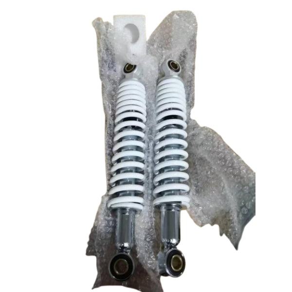 BS2355 - 285MM WHITE AND CHROME SHOCKS