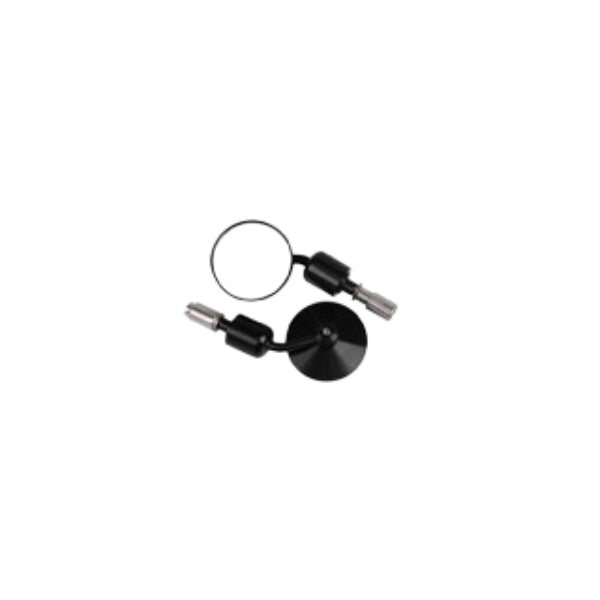 BS2449  - 6.8CM DIAMETER SMALL BAR END REAR VIEW MIRRORS IN  BLACK