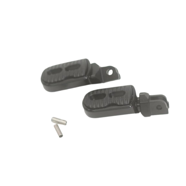 BS2402-CNC FOOT PEGS FOR MONKEY 125 FROM 2018 TO NOW IN BLACK