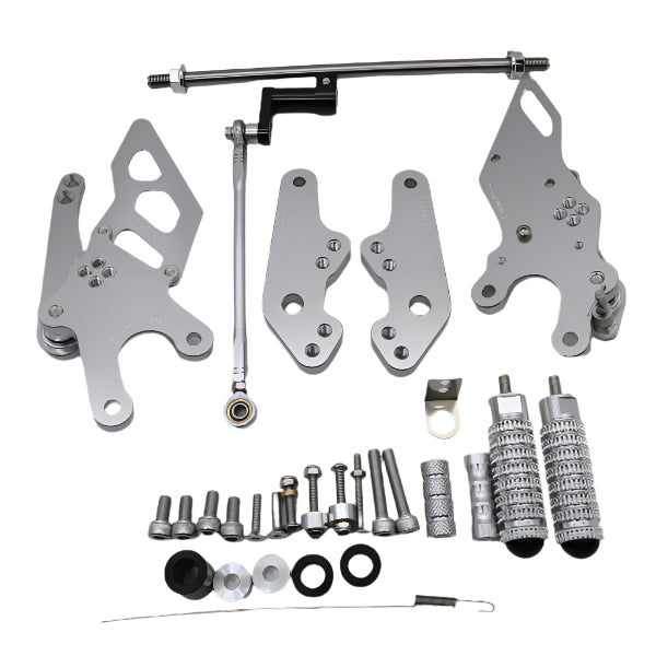 BS2436 - HONDA MONKEY 125 2018-2023 MODEL  CNC REAR SET IN ALLOY COLOUR