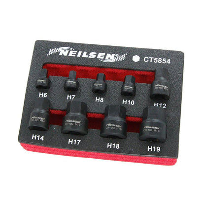 CT5854 - 9pc Impact Hex Bit Set