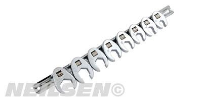 CROWS FOOT WRENCH SET 8 PIECE 3/8 DRIVE