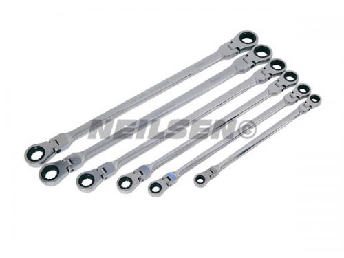 SPANNER SET-6PC FLEXI-HEAD