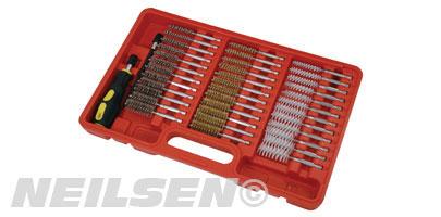 38PC BRUSH SET IN RED BMC PACK