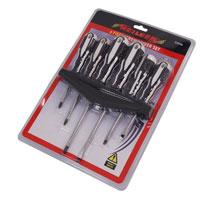 6PC SCREWDRIVER SET WITH EURO TYPE HANDLE