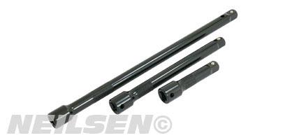 SOCKET EXTENSION BAR SET 3 PIECE 3/8 DRIVE / IMPACT