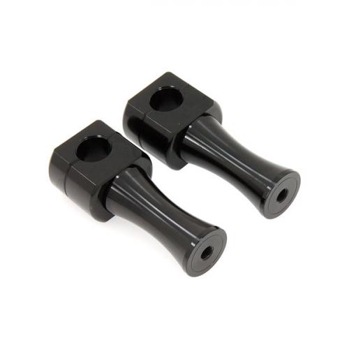 KP ALLOY 100MM POLE BAR RISER BLACK