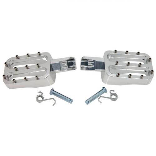 Silver CNC  Foot Pegs for pit bike