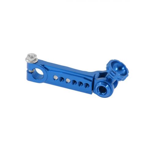 DX MUNK CUB CNC ADJUSTABLE BRAKE ARM BLUE COLOUR 