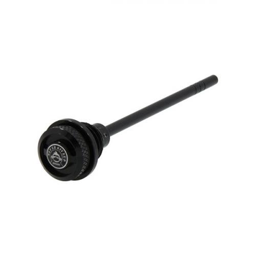 NGU CNC OIL DIP STICK IN BLACK FOR 125CC ENGINES