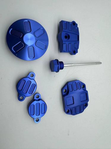 YX50cc and 125  ENGINE CNC PARTS IN BLUE