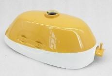 Z50A OVAL BADGE TANK IN YELLOW  AND WHITE