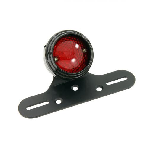 E MARKED  BIG BLACK REAR LIGHT RED LENS