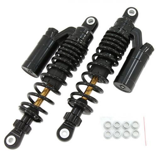 BLACK 330MM REAR SHOCKS WITH CANS