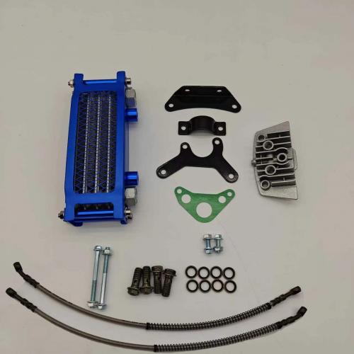 3 LAYER OIL COOLER IN BLUE