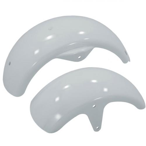 50M STYLE WHITE FENDER SET FRONT AND REAR