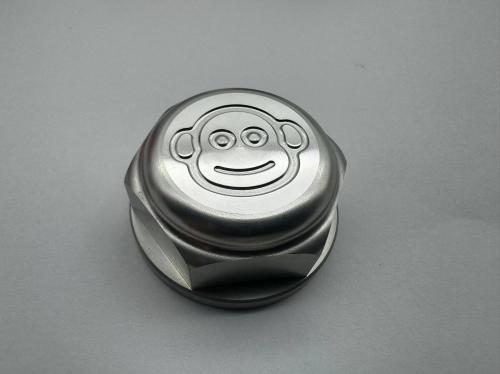 NEW ALLOY TOP YOKE NUT FOR MUNK silver