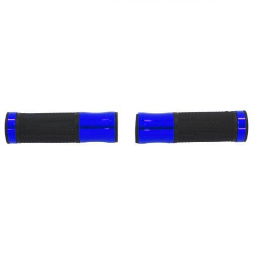 HANDLE BAR GRIPS WITH BLUE  ENDS