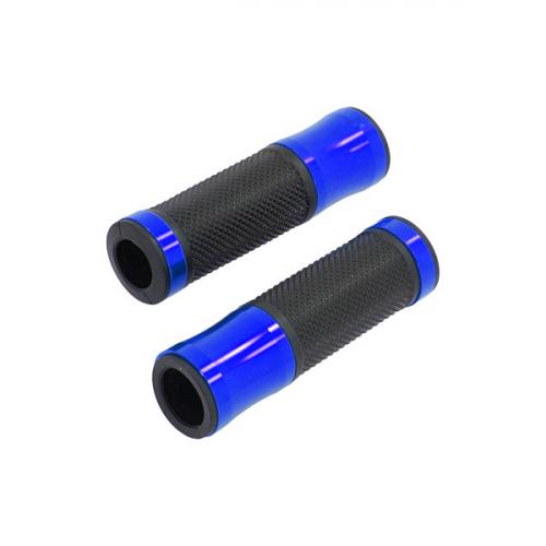 HANDLE BAR GRIPS WITH BLUE  ENDS