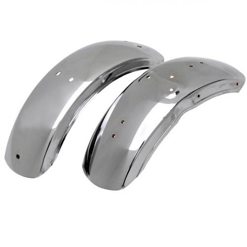 CHROME FENDERS DX FRONT FENDER WITH HOLES FOR BRACKET