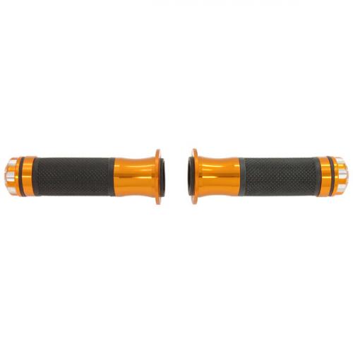 HANDLE BAR GRIPS WITH GOLD  ENDS