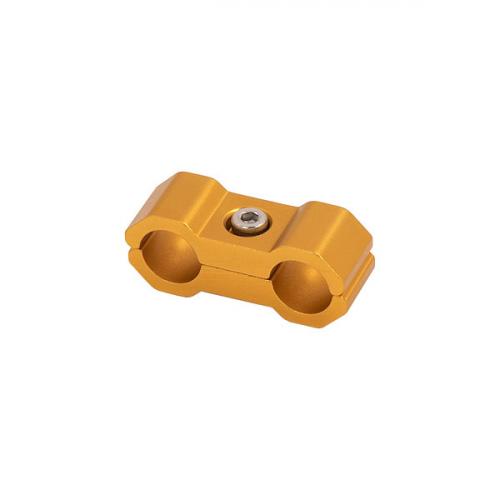 CABLE CLAMP 6MM GOLD