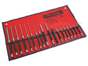 18 PC PUNCH SET IN RED POUCH